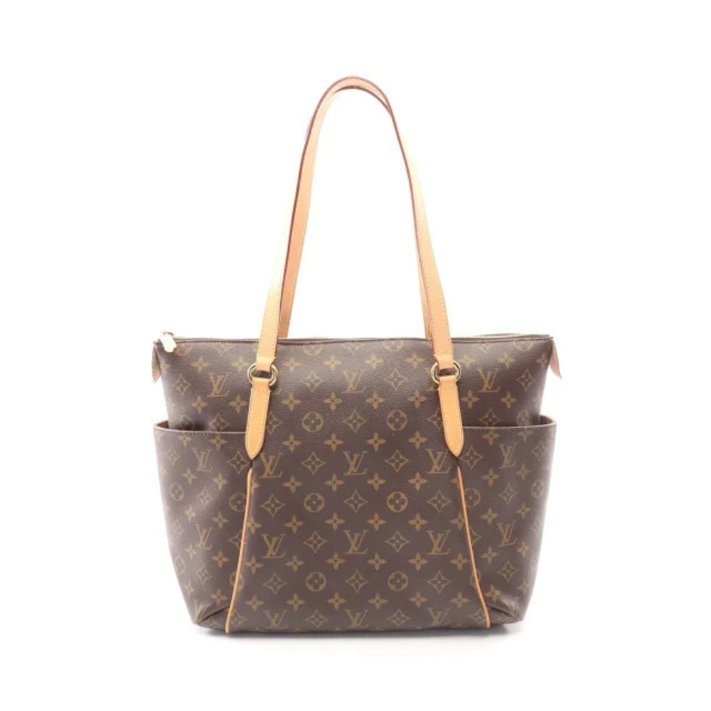 Louis Vuitton Totally Tote Bag Canvas Leather Monogram Brown